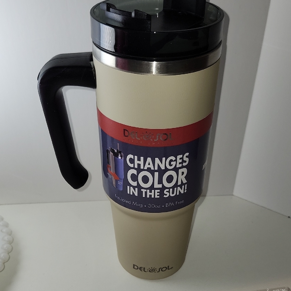 30 Oz. Del Sol Color-Changing Insulated Mug---NEW☆